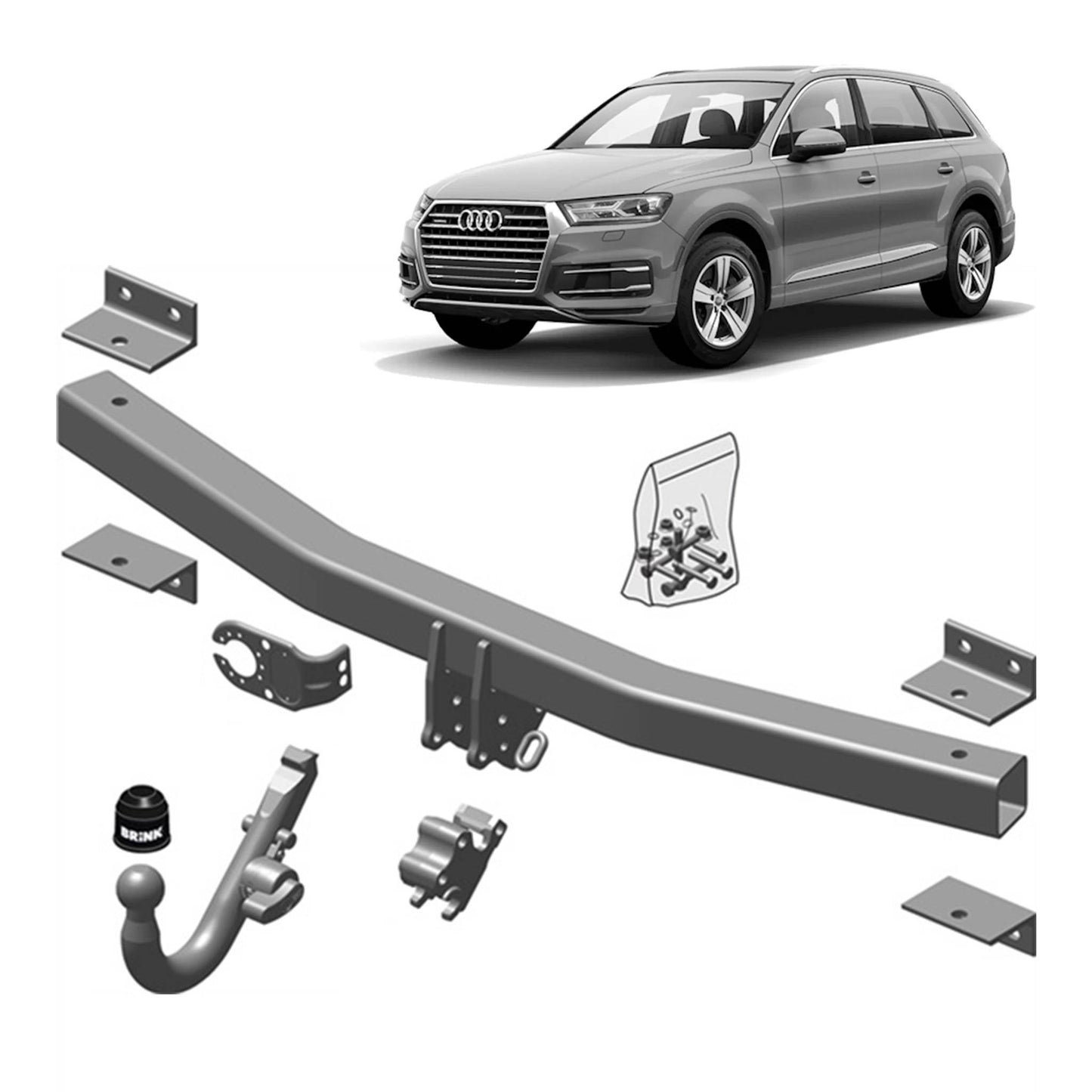Brink Towbar European for Audi Q7 (03/2006 - on)