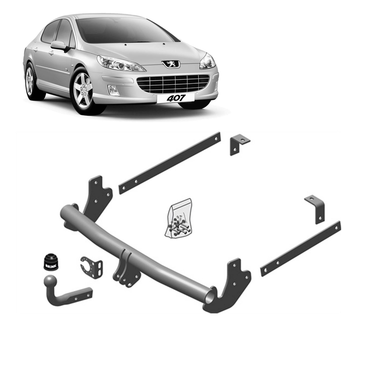 Brink Towbar European for Fiat Scudo (04/2008 - 10/2015)