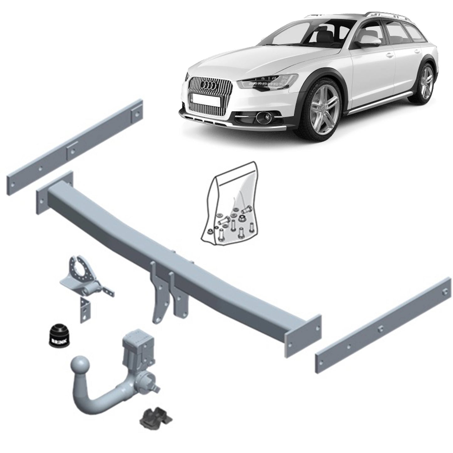 Brink Towbar European for Audi A6 (05/2011 - 09/2018), Audi A6 (11/2010 - 09/2018), Audi A7 (10/2010 - 05/2018)