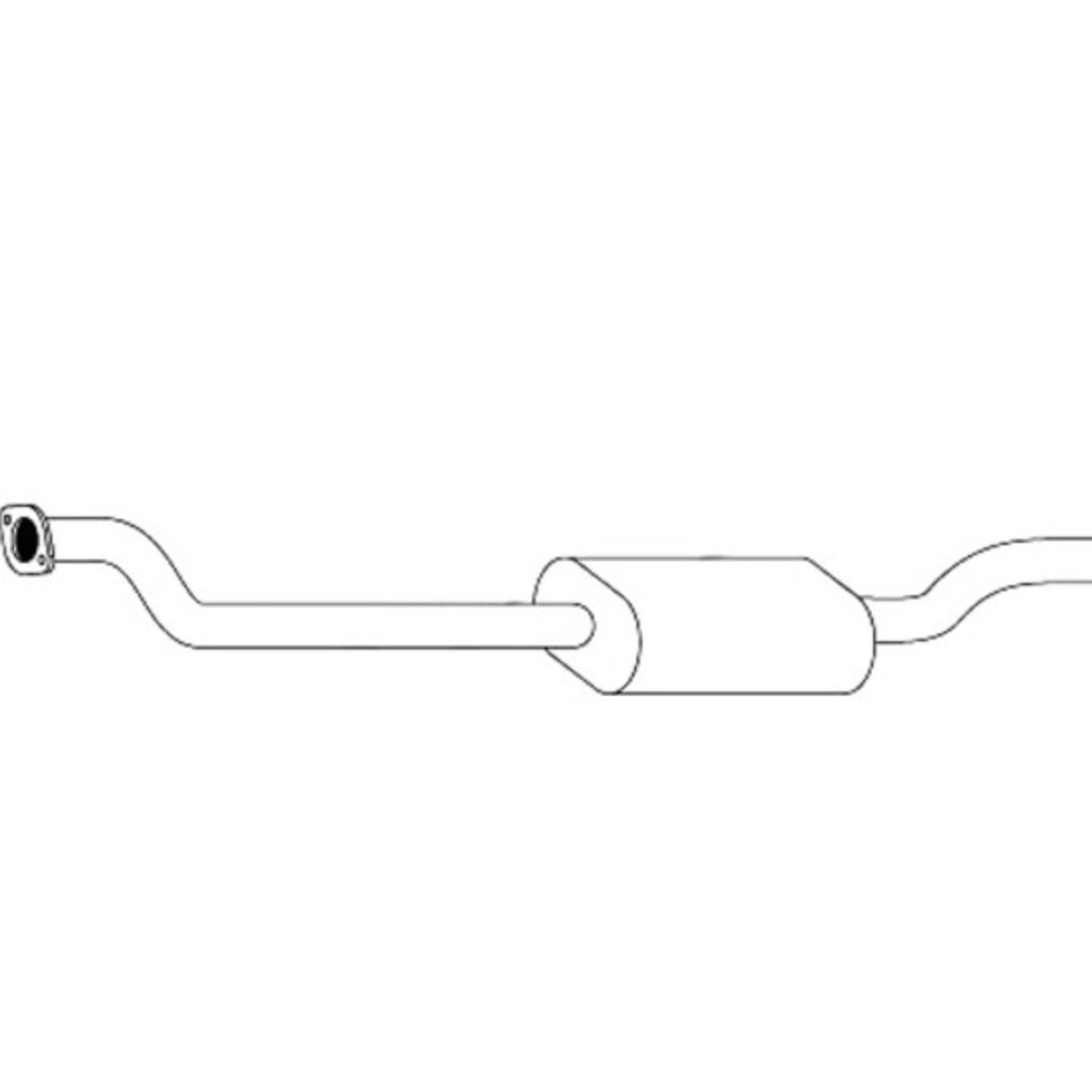 MUFFLER for Ford Falcon, Fairmont (01/1998 - 01/2002)
