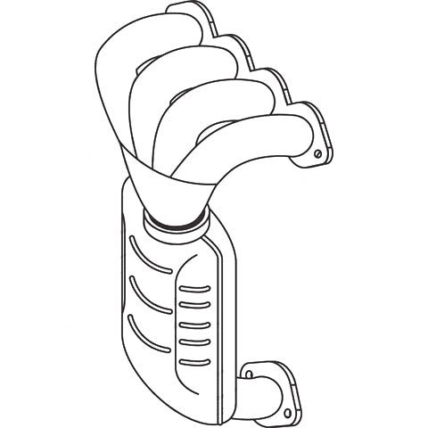 Redback Manifold Catalytic Converter for Hyundai Elantra (06/2006 - 12/2011)
