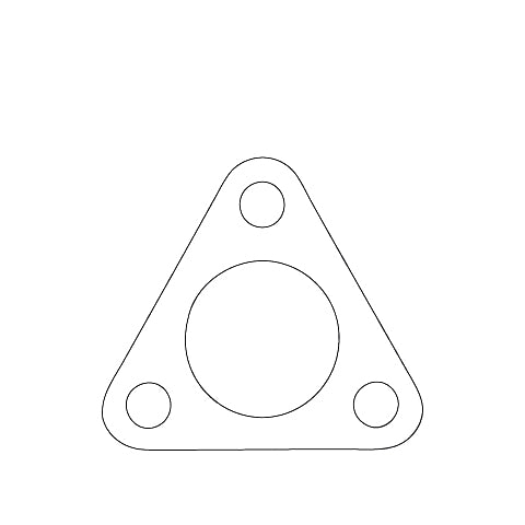 Redback Flange Gasket for Mazda 323 (05/1978 - 06/1984), E-SERIES (05/1978 - 06/1984)