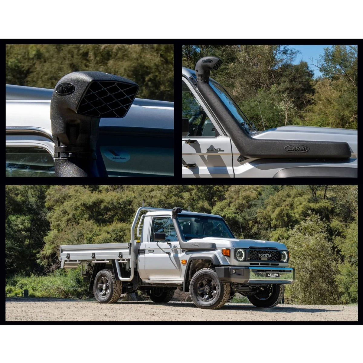 Safari V-Spec Snorkel for Toyota Landcruiser 70 Series 2.8L Facelift Models (09/2023 - on)