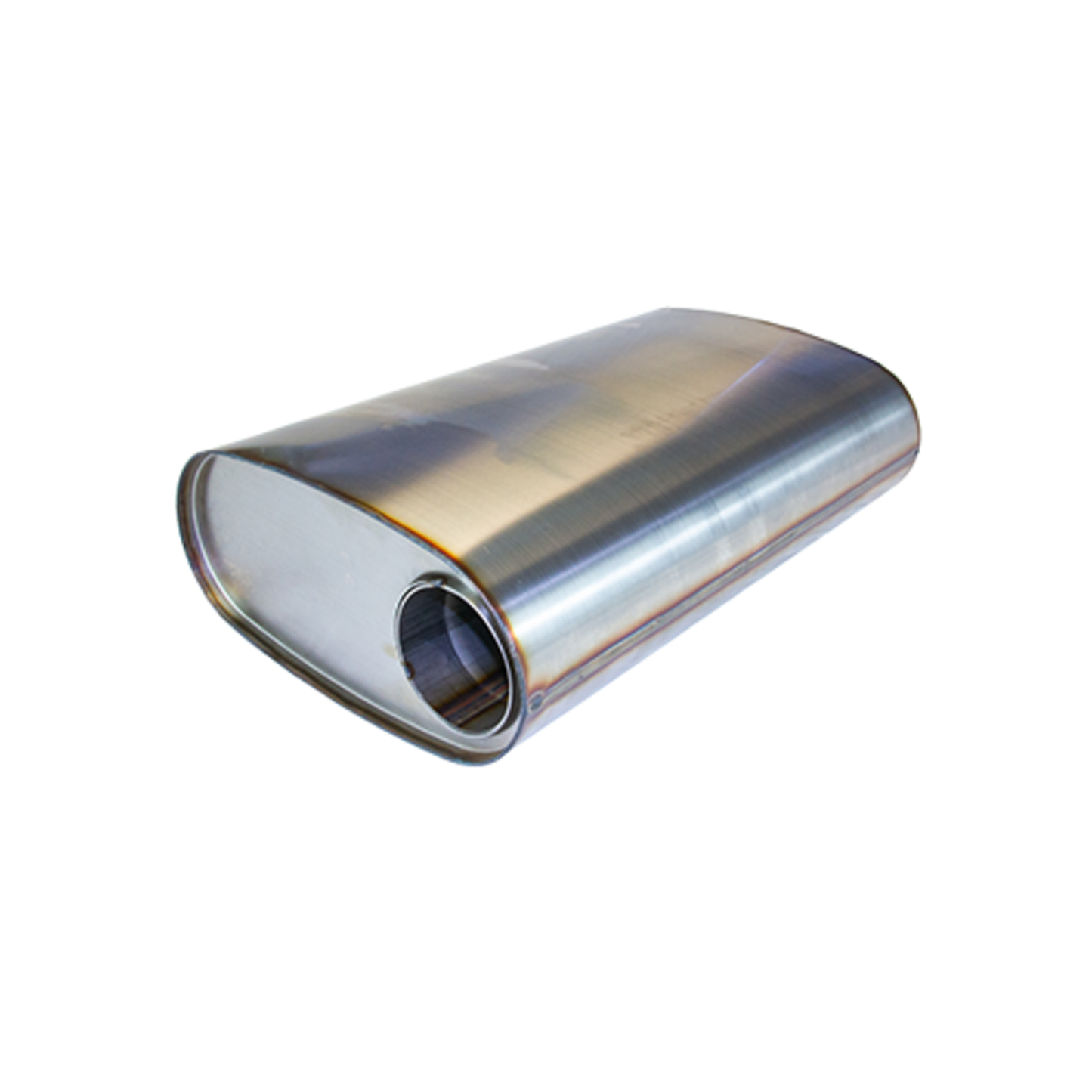 Redback 3" Inlet, 11x6 Triflow, 20" Long, Offset/Centre, 409 Grade Stainless Steel Muffler