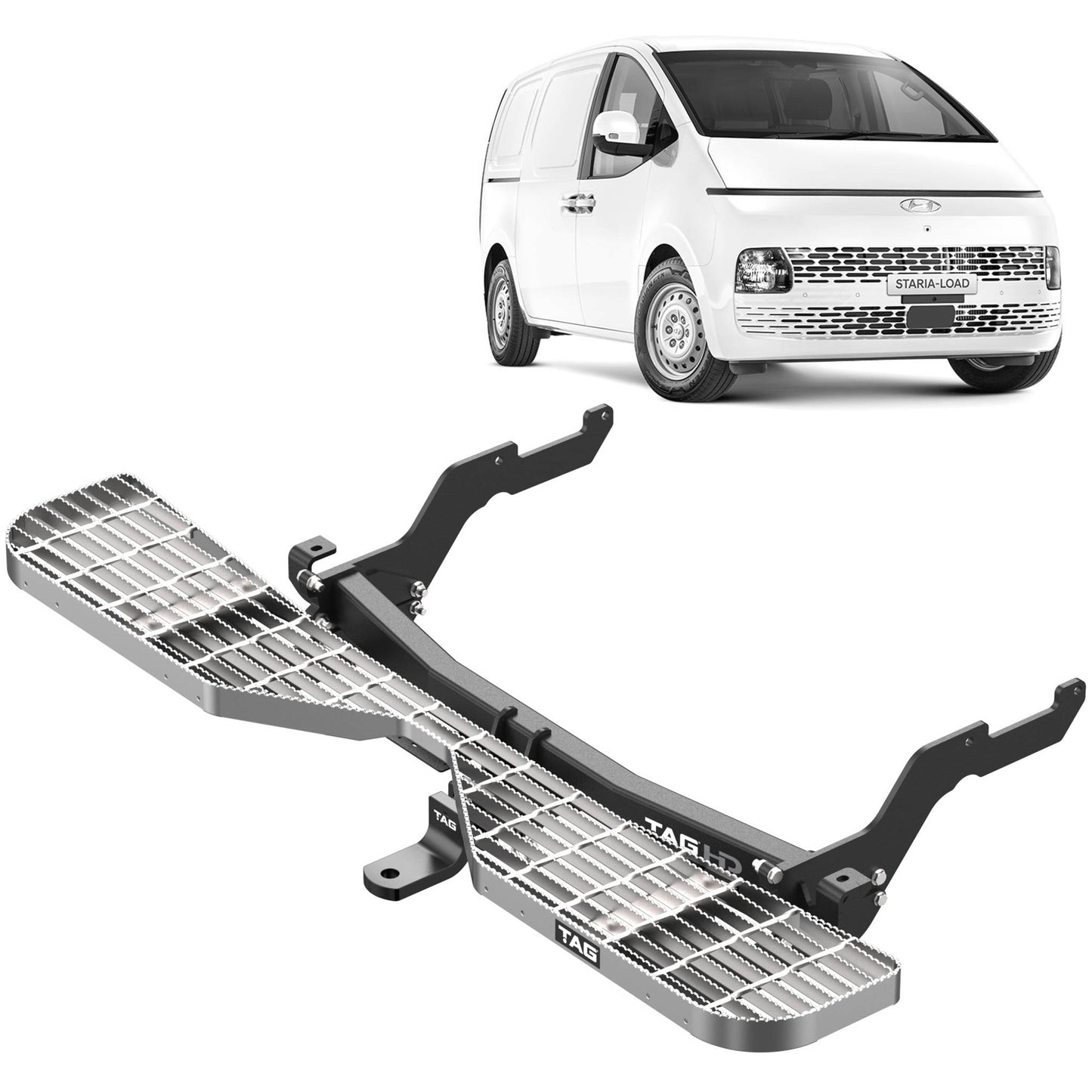 TAG Rear Step & Towbar for Hyundai Staria Van Series US4.V1, 2 & 3 (01/2021 - 02/2026)