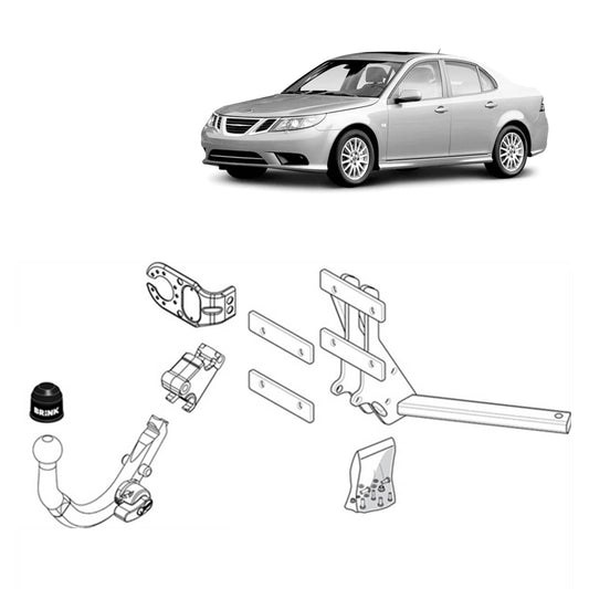 Brink Towbar European for Saab 9-3 (09/2002 - 02/2015)