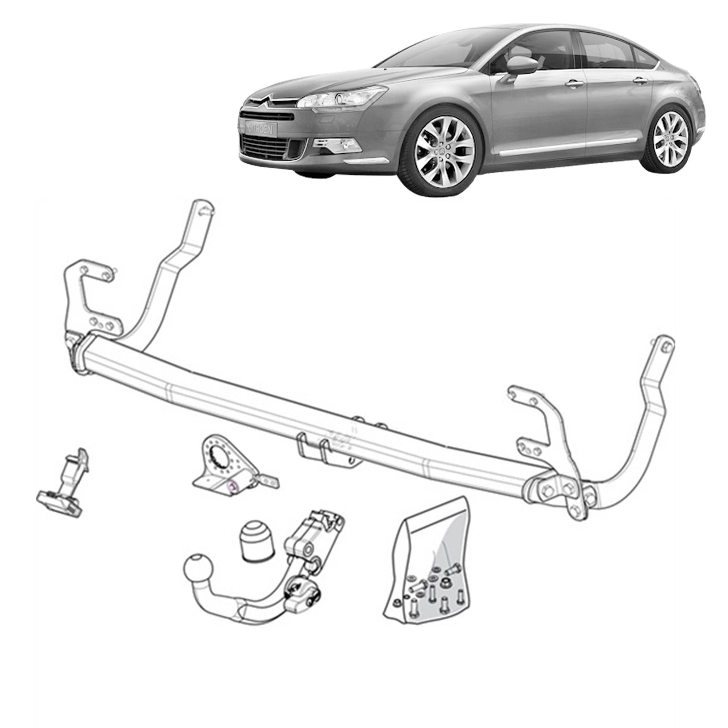 Brink Towbar European for Citroen C5 (02/2008 - 07/2016)