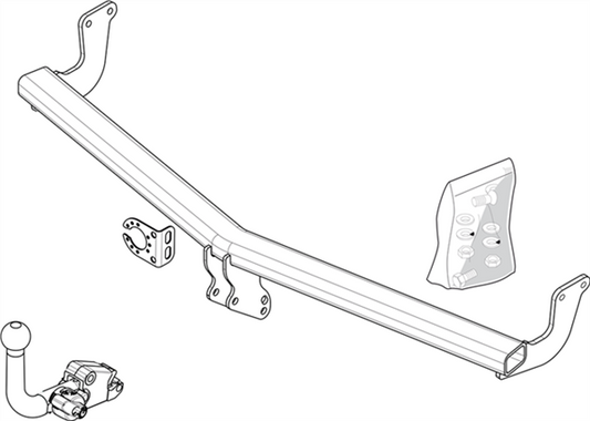 Brink Towbar European for Citroen C3 (11/2009 - on), Citroen DS3 (11/2009 - 07/2015)