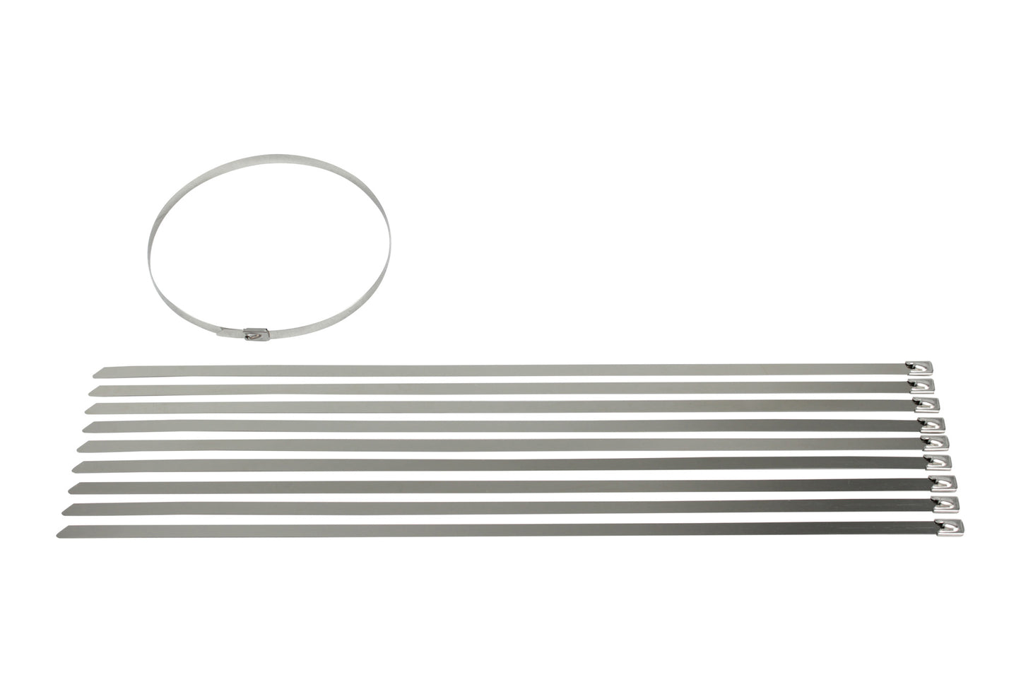 Stainless Steel Cable Ties - 10 Pack (450mm x 8mm)
