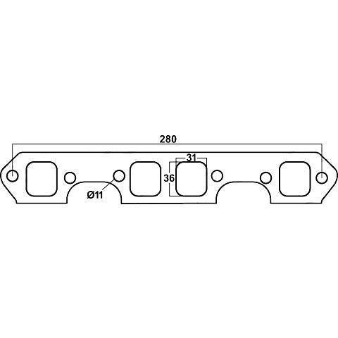 Redback Header Gasket for Holden Calais (03/1986 - 08/1988), Commodore (03/1986 - 08/1988)