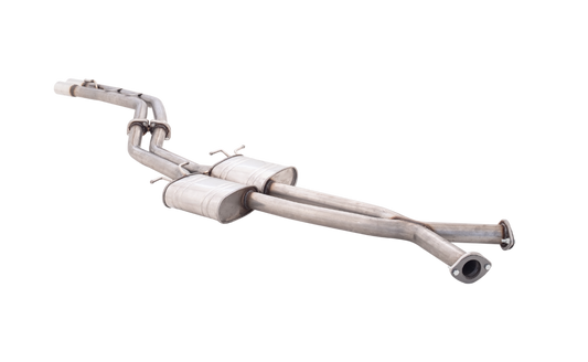 Twin 2.5" Cat Back Exhaust with Straight Pipe Rear for Holden VU-VZ 5.7L