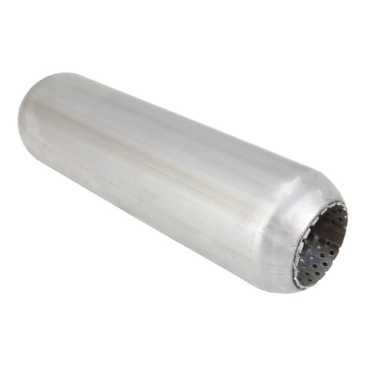 4" Round, 15" Long, 3", C/C, Perforated Without Spigots, 409 Stainless