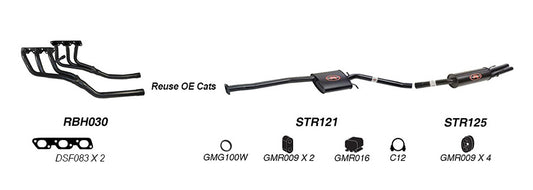 Redback Performance Exhaust System for Holden Statesman (06/1999 - 04/2003), Holden Statesman (06/1999 - 04/2003), Holden Statesman (06/1999 - 04/2003)