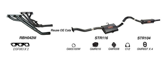 Redback Performance Exhaust System for Holden Commodore (04/1995 - 08/1997), Calais (04/1995 - 08/1997)