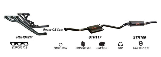 Redback Performance Exhaust System for Holden Caprice (04/1990 - 06/1999), Commodore (04/1990 - 06/1999), Statesman (04/1990 - 06/1999), Calais (04/1990 - 06/1999)