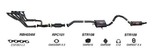 Redback Performance Exhaust System for Holden Commodore (04/1995 - 12/2000)