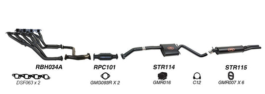 Redback Performance Exhaust System for Holden Caprice (04/1990 - 02/1994), Holden Caprice (04/1990 - 02/1994)