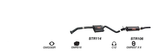 Redback Performance Exhaust System for Holden Caprice (04/1990 - 06/1999), Commodore (04/1990 - 06/1999), Statesman (04/1990 - 06/1999), Calais (04/1990 - 06/1999), Holden Caprice (04/1990 - 06/1999), Statesman (04/1990 - 06/1999)