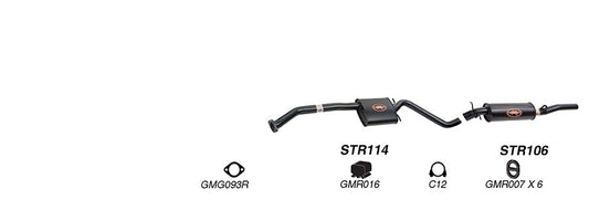 Redback Performance Exhaust System for Holden Caprice (04/1990 - 06/1999), Commodore (04/1990 - 06/1999), Statesman (04/1990 - 06/1999), Calais (04/1990 - 06/1999), Holden Caprice (04/1990 - 06/1999), Statesman (04/1990 - 06/1999)