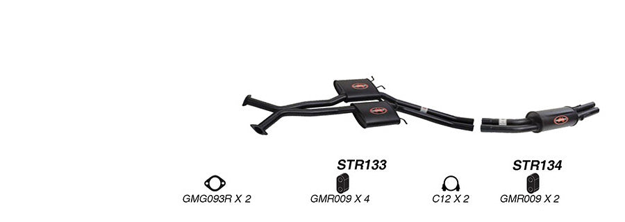 Redback Performance Exhaust System for Holden Commodore Ute & Wagon VT-VZ (09/2004 - 02/2006)
