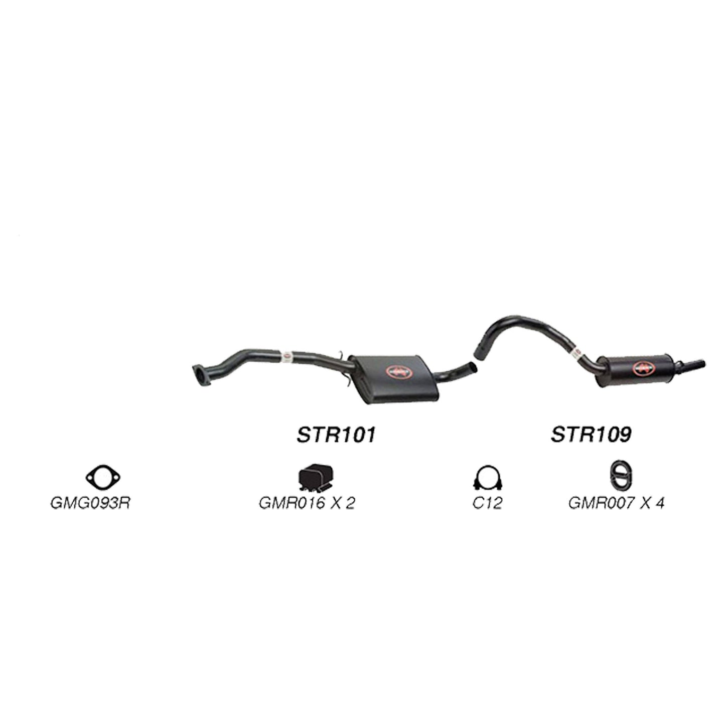 Redback Performance 2.5" Exhaust System for Holden Commodore VL V8 5.0 Wagon