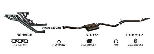 Redback Performance Exhaust System for Holden Commodore (04/1995 - 08/1997), Calais (04/1995 - 08/1997)