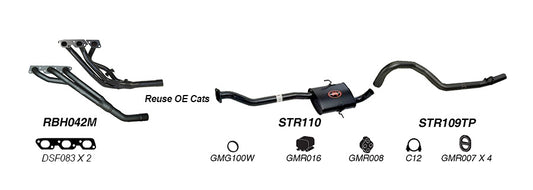 Redback Performance Exhaust System for Holden Commodore (04/1995 - 2000)