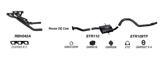 Redback Performance Exhaust System for Holden Commodore (04/1995 - 12/2000)