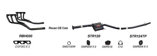 Redback Performance Exhaust System for Holden Caprice (09/1997 - 08/2004), Statesman (09/1997 - 08/2004), Commodore (09/1997 - 08/2004), Calais (09/1997 - 08/2004), HSV XU6 (09/1997 - 08/2004), Holden Commodore (09/1997 - 08/2004), Calais (09/1997 -...