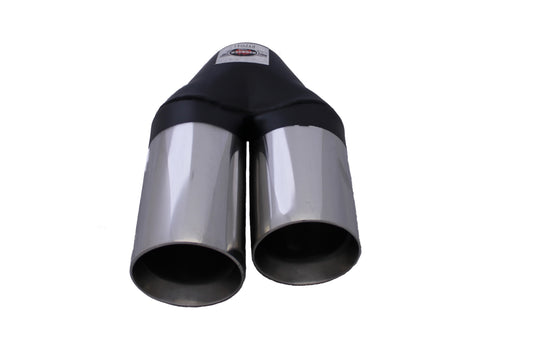 Y-PIECE INNER CONE STAGGERED In 2 1/4" (057) out 2x 3" (076) 9" LONG REDBACK 304 SS