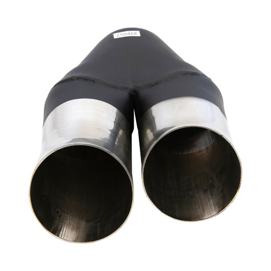 Y-PIECE DPL 2 1/4" IN 2 X 3' OUT 9" LONG REDBACK304 SS