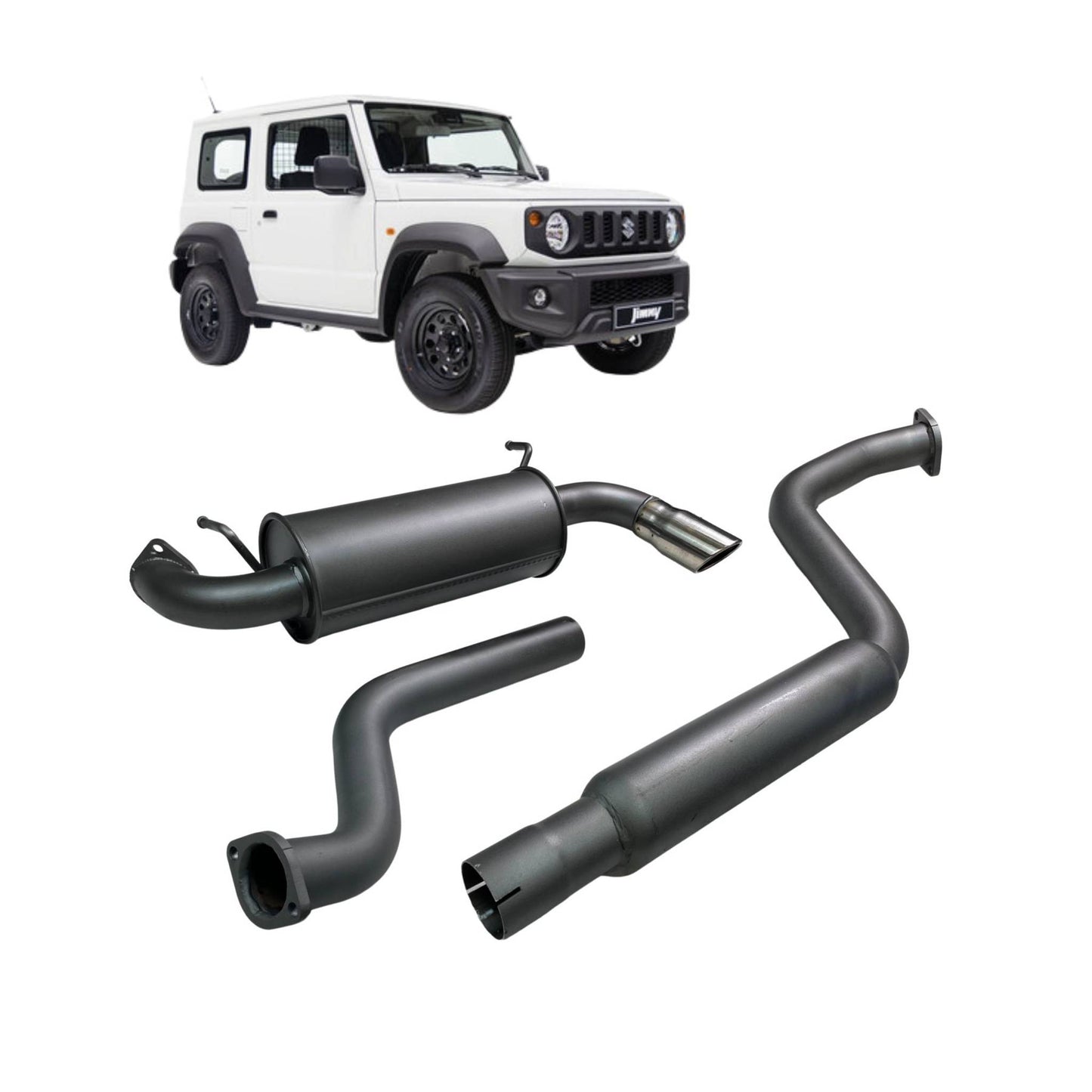 Redback Extreme Duty Catback Exhaust System for Suzuki Jimny 3 & 5 Door (07/2018 - On)