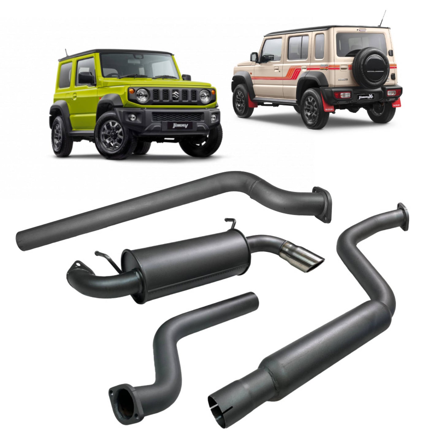 Redback Extreme Duty Catback Exhaust System for Suzuki Jimny 3 & 5 Door (07/2018 - On)