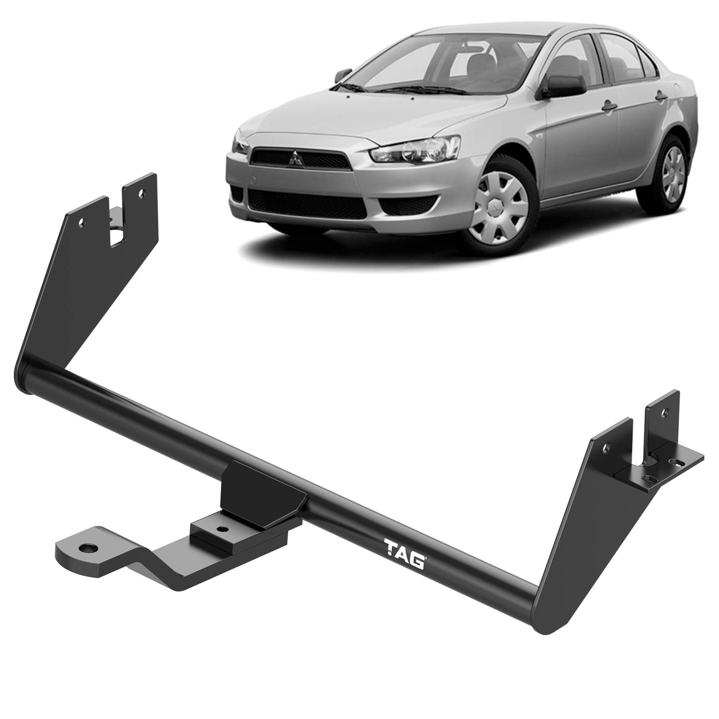 TAG Standard Duty Towbar and Universal Wiring Harness for Mitsubishi Lancer CJ Sedan & Sportback (09/2007 - 10/2011)