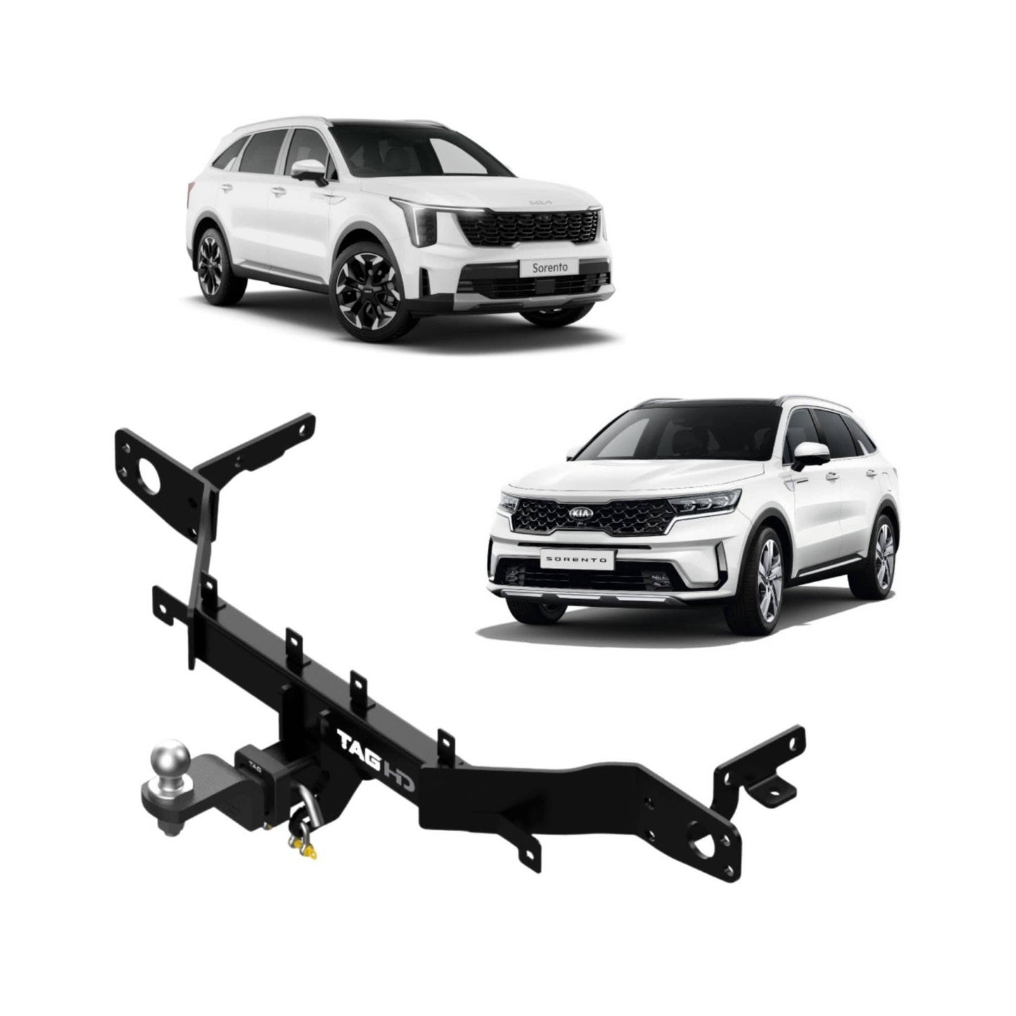 TAG Heavy Duty Towbar & Direct Fit Wiring for KIA Sorento Pre Facelift (03/2020 - 2024)