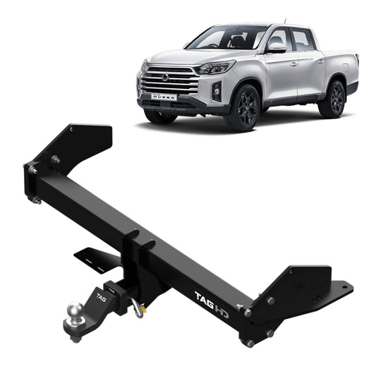 TAG Heavy Duty Towbar & Direct Fit WIring for Ssangyong Musso (03/2019 - on)