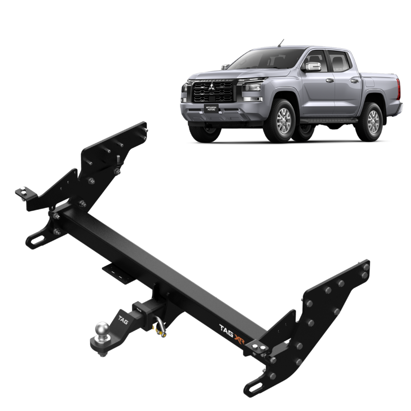 TAG Extreme Recovery Towbar & Direct Fit Wiring for Mitsubishi Triton MV Stylside Tub Body (2024 - on)
