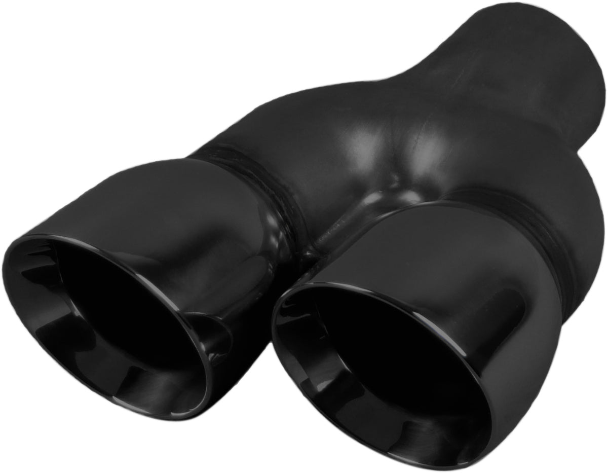Dual 3" Right Hand Exhaust Tip with Matte Black