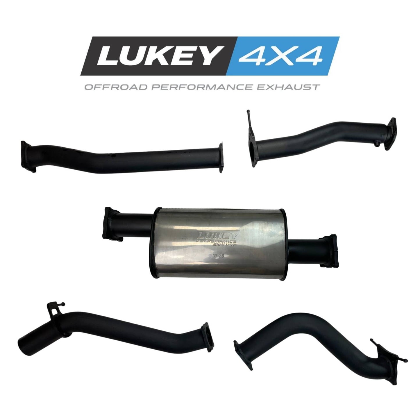 Lukey 4x4 Exhaust System for Ford Ranger (07/2016 - 05/2022)