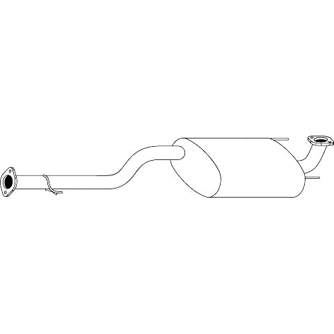 Redback Standard Replacement Exhaust for Toyota Hilux (08/2005 - 05/2015)