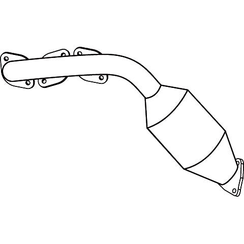 Redback Manifold Catalytic Converter for Toyota Prado (07/1996 - 02/2003)