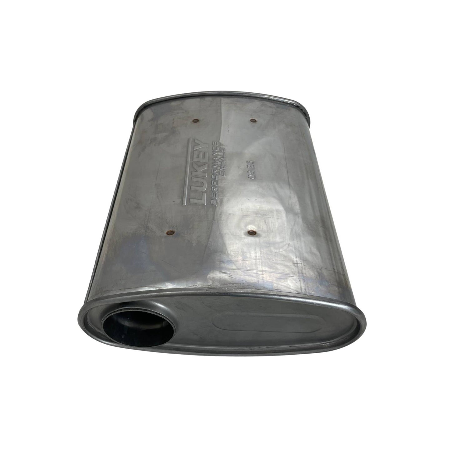 2.5" 10" x 4"  14" Lukey Turbo O/C Triple Flow Muffler 430