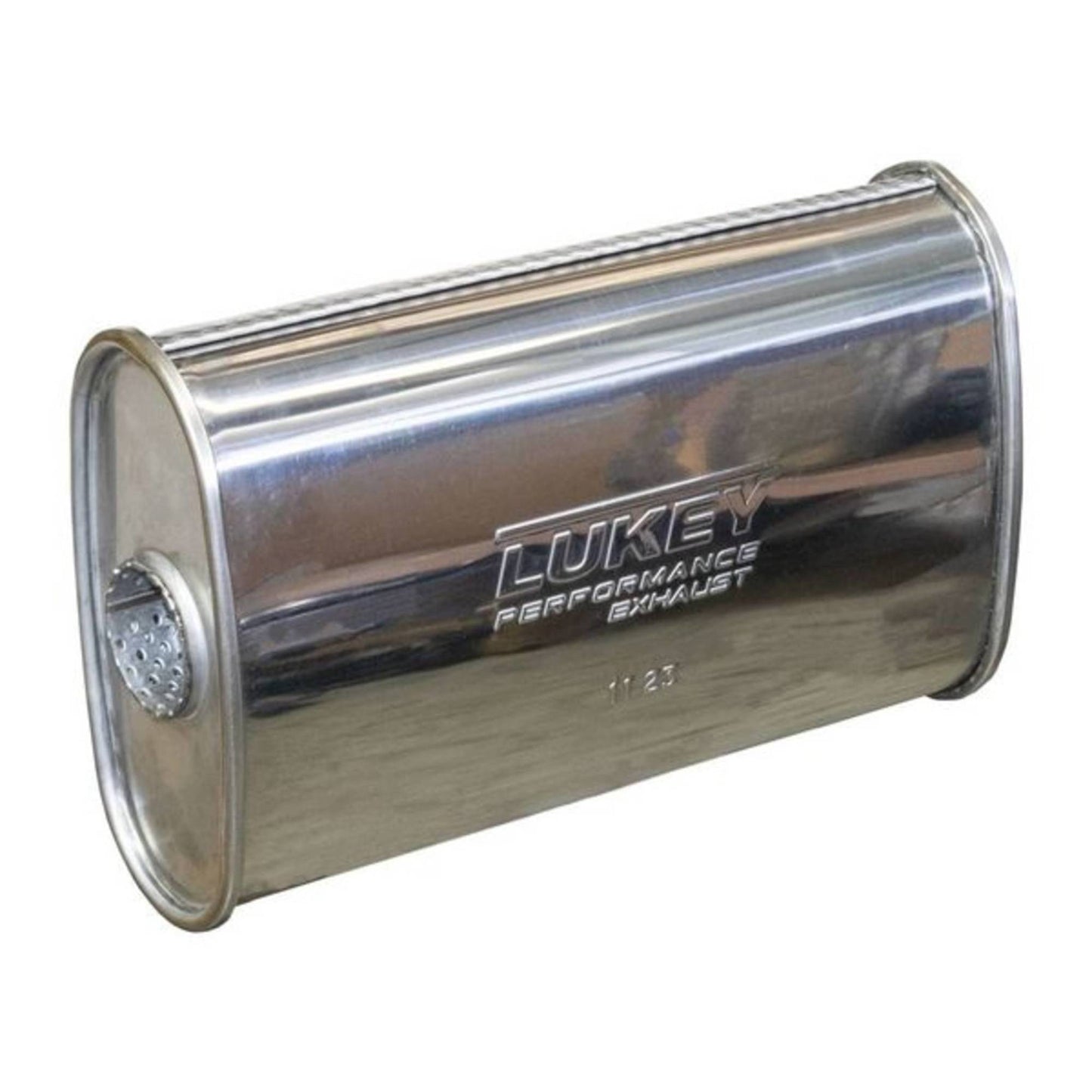 2.25" 8"x4" 14" Long O/C Megaflow Lukey Muffler 430 Stainless Steel