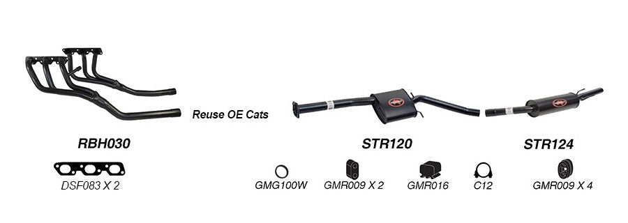 Redback Performance Exhaust System for Holden Caprice (09/1997 - 08/2004), Statesman (09/1997 - 08/2004), Commodore (09/1997 - 08/2004), Calais (09/1997 - 08/2004), HSV XU6 (09/1997 - 08/2004), Holden Commodore (09/1997 - 08/2004), Calais (09/1997 -...