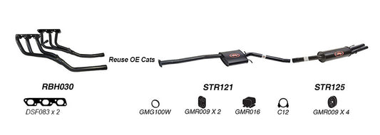 Redback Performance Exhaust System for Holden Statesman (06/1999 - 04/2003), Holden Statesman (06/1999 - 04/2003), Holden Statesman (06/1999 - 04/2003)