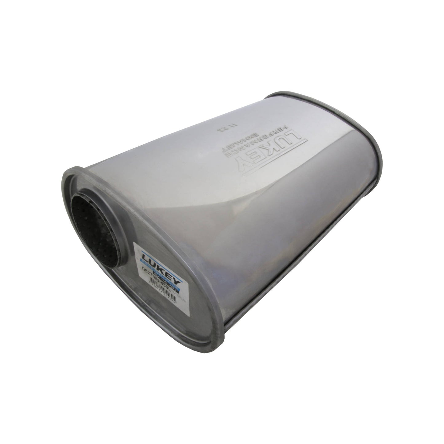 3" 9"x5" 14" Long O/C Megaflow Lukey Muffler 430 Stainless Steel