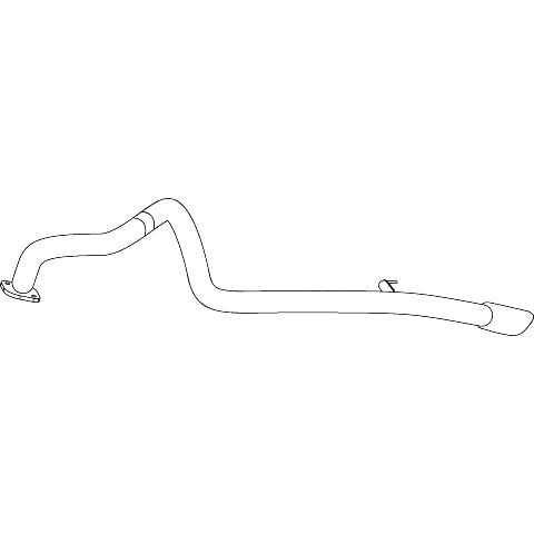 Redback Standard Replacement Exhaust for Toyota Hilux (02/2005 - 06/2015)