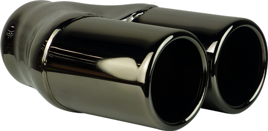 In 51-76mm(2" - 3"), Out 76mm(3")x2, Black Chrome, YP76RX