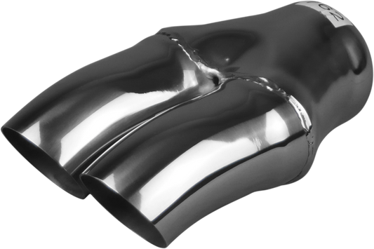 In 51-76mm(2" - 3"), Out 63mm(2 ½")x2, Stainless, YP63DP